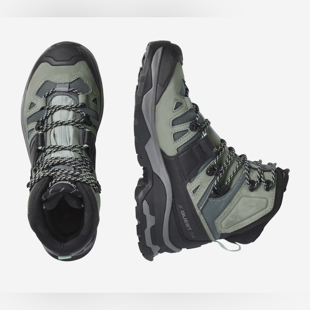 Salomon Gray and Black Winter Boots - Picture 2 of 11